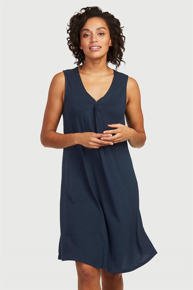 Kjole i A-facon i jersey Maria