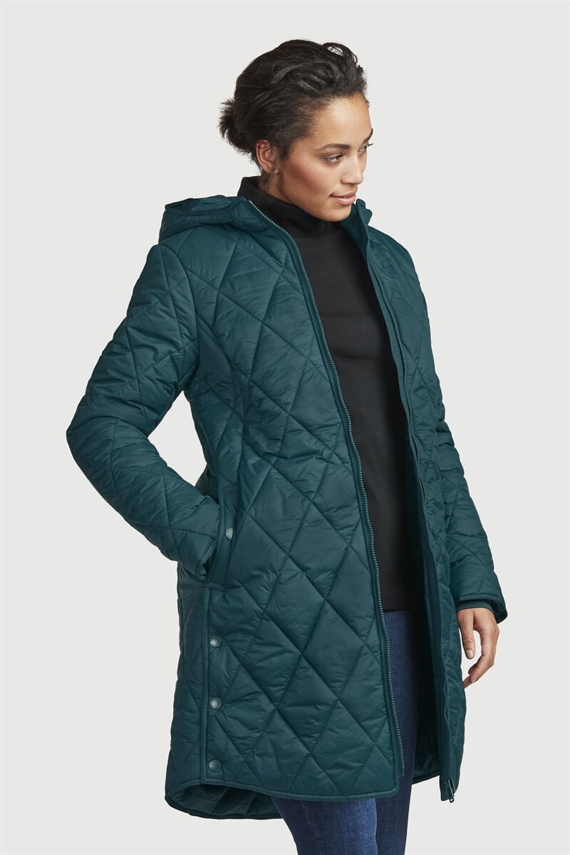 Trendy, quiltet frakke