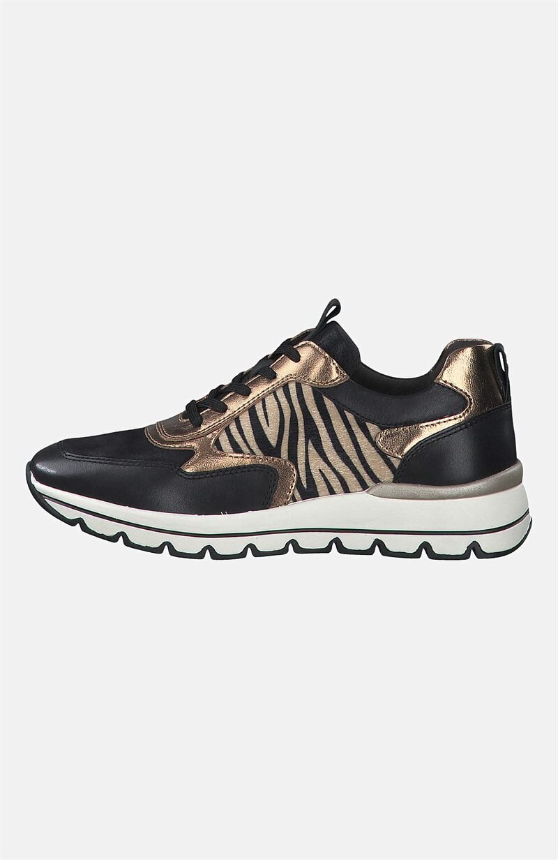 Sneakers med zebraprint