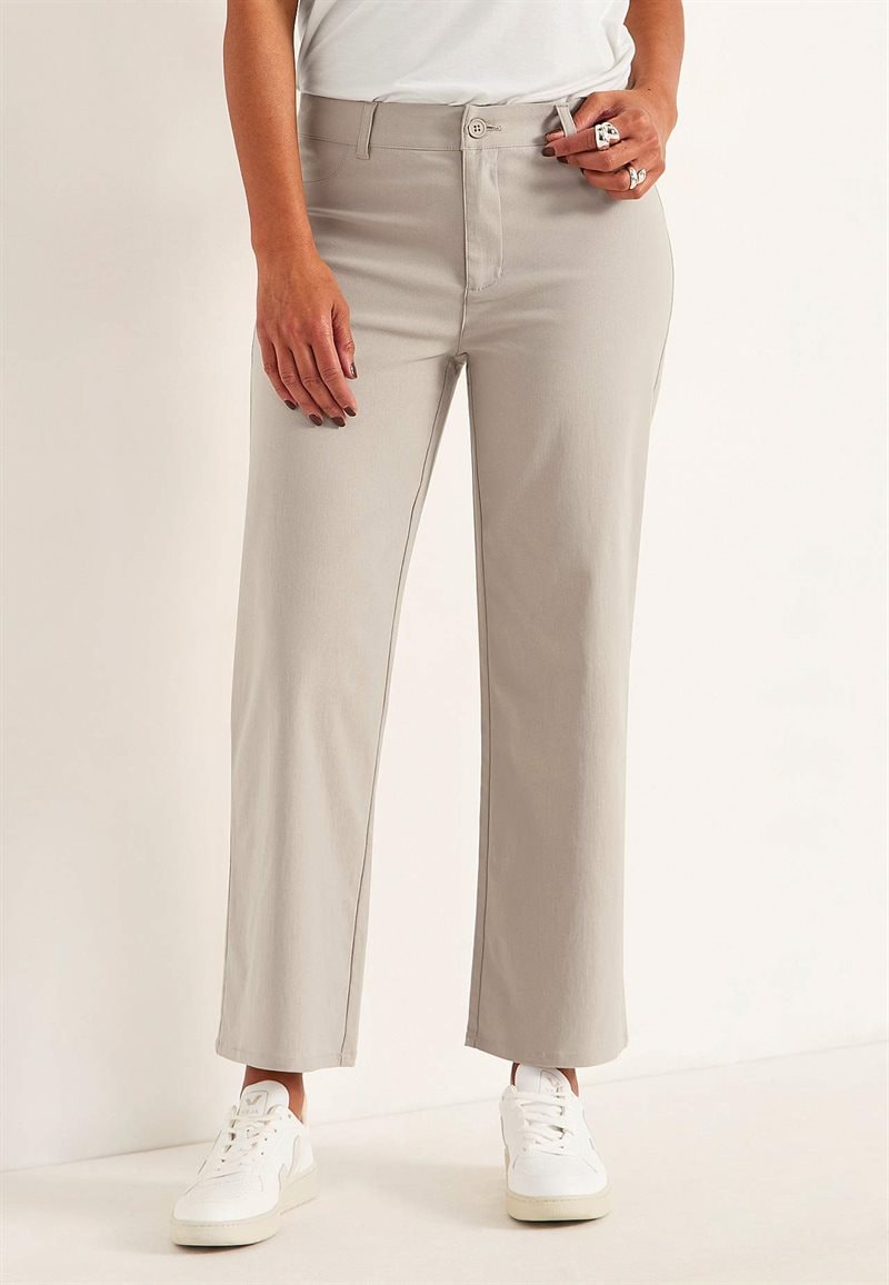 Brede ankelbukser i bengalin