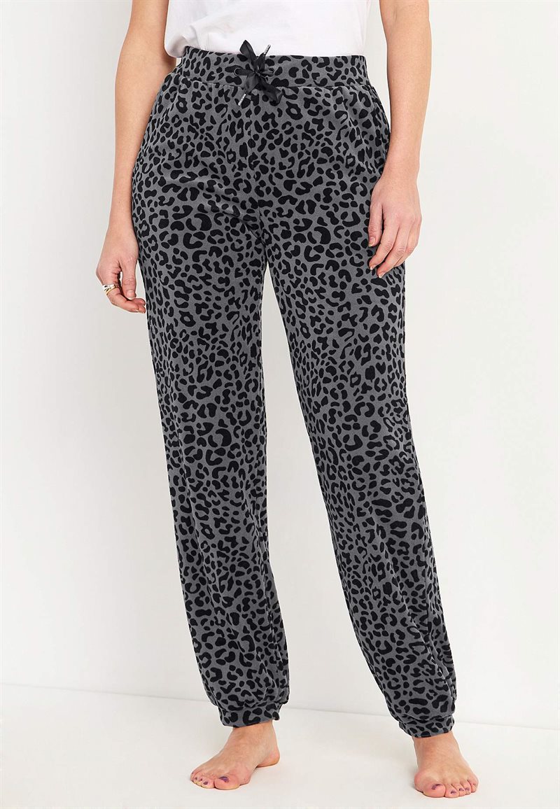 Velourbukser med ribkant Wilma