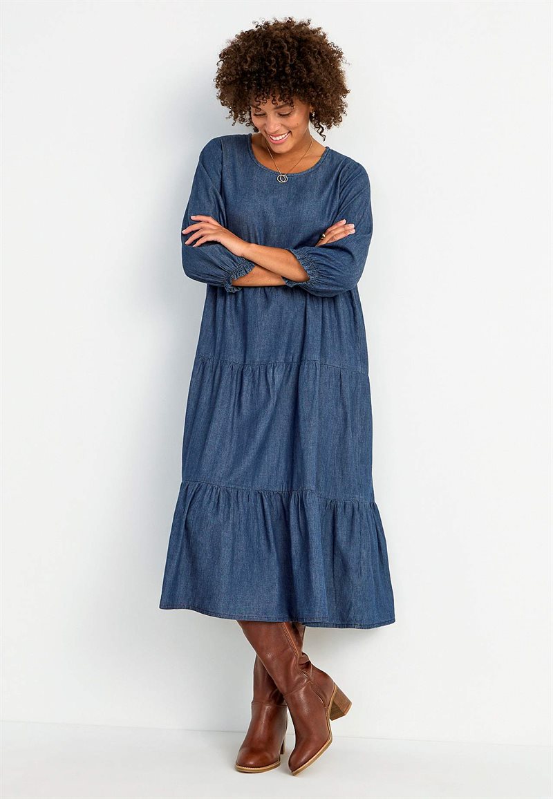 Cowboykjole med volanter