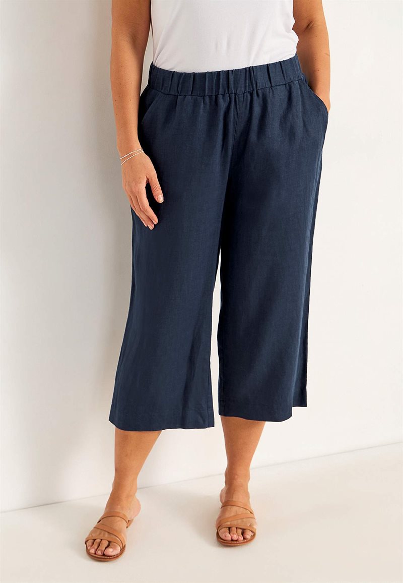 Culottebukser Premium i hør