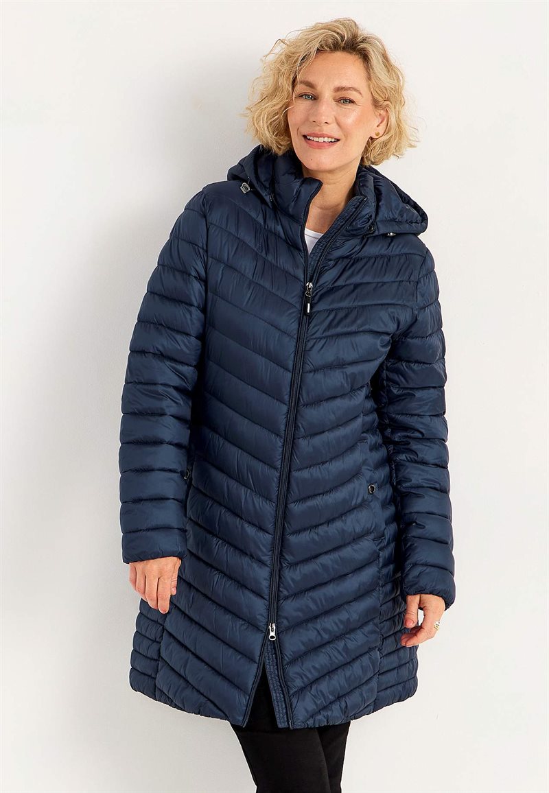 Quiltet letvægtsjakke