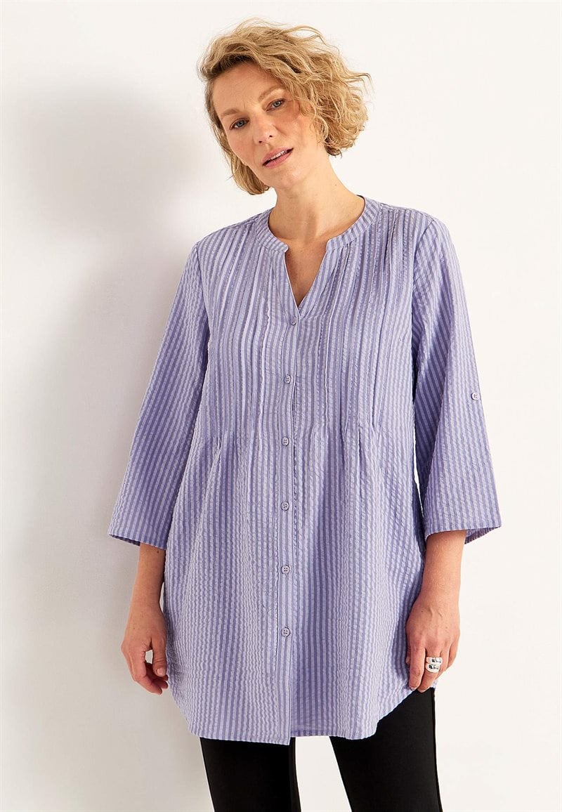 Tunika i seersucker