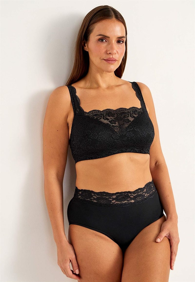 Bh med bøjler med blonde