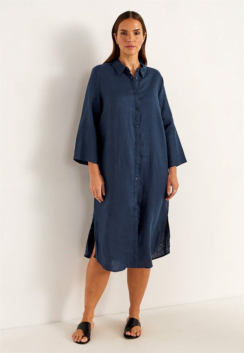 Skjortekjole Premium i hør