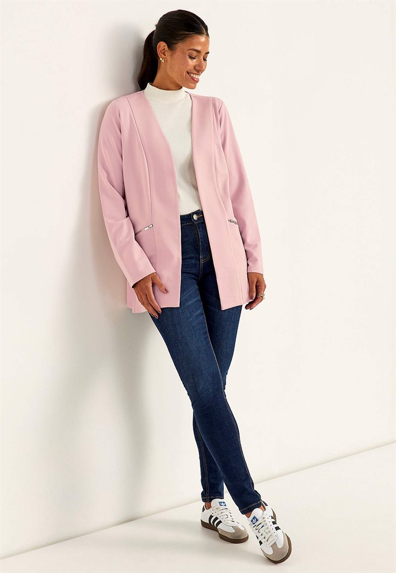 Stilren habitjakke i Punto di Roma jersey Lisa