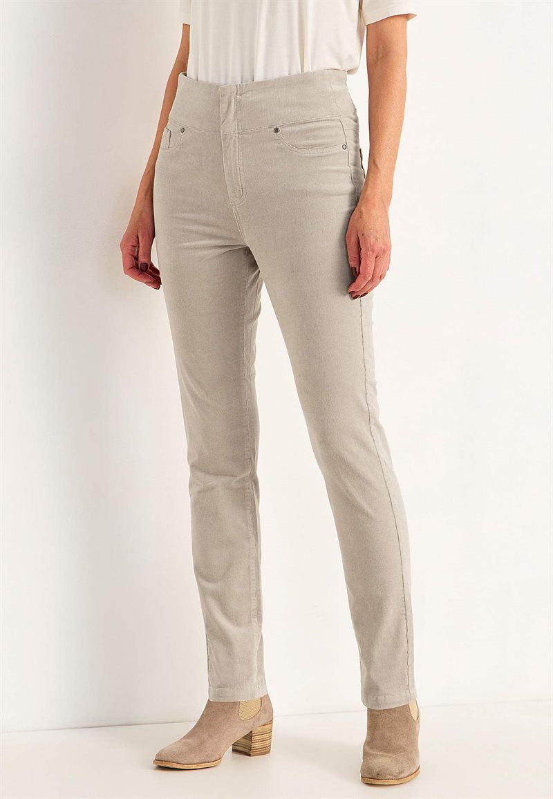 Treggings i kraftig fløjl