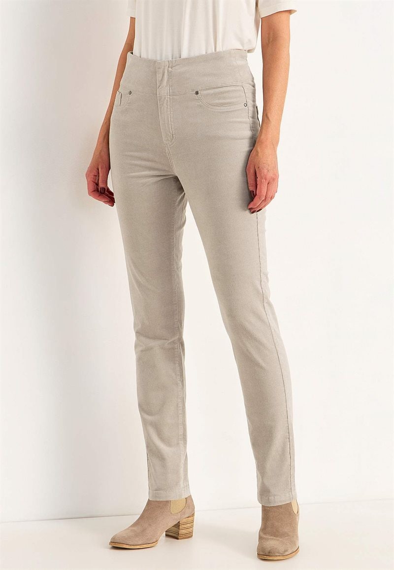 Treggings i kraftig fløjl