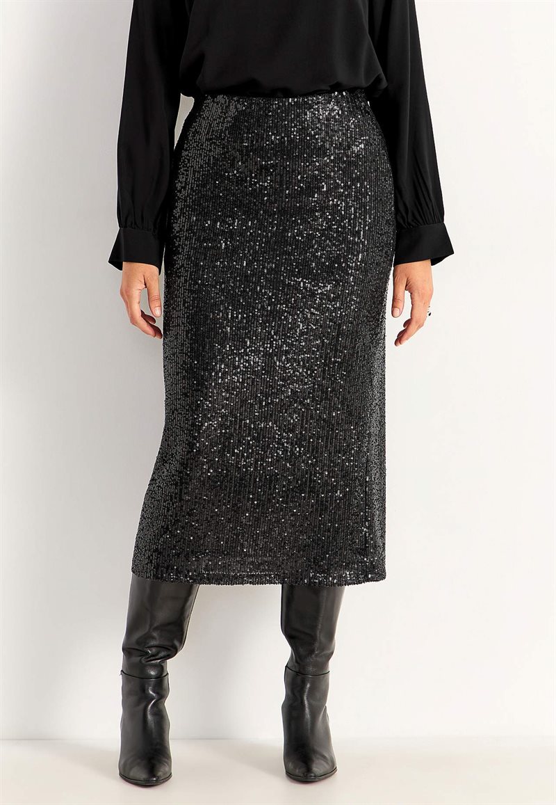 Luksuriøs pailletnederdel