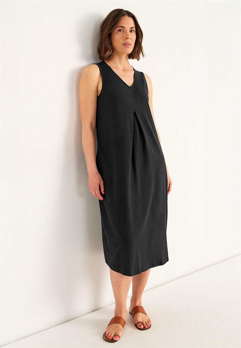 Jerseykjole med lommer