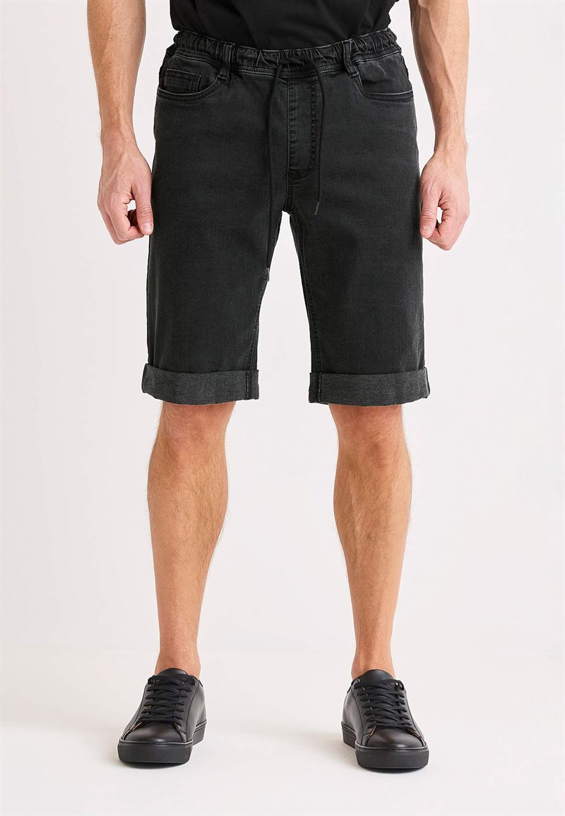 Joggershorts med elastisk talje