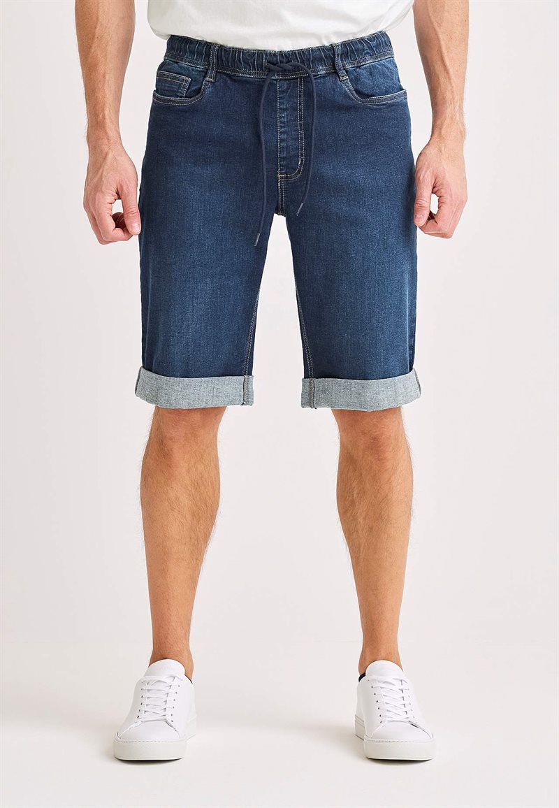 Joggershorts med elastisk talje