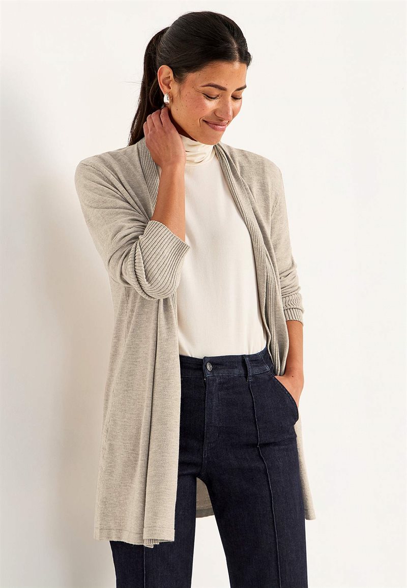 Fintstrikket cardigan