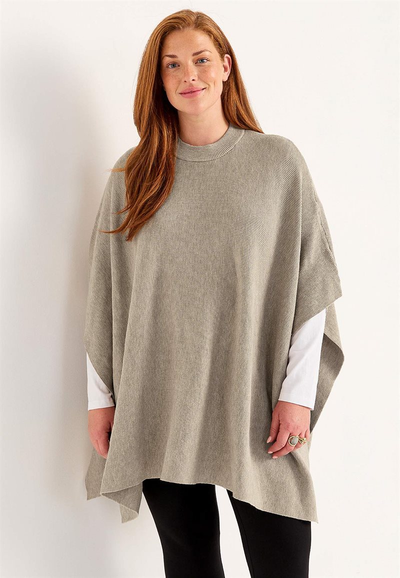 Fintstrikket poncho