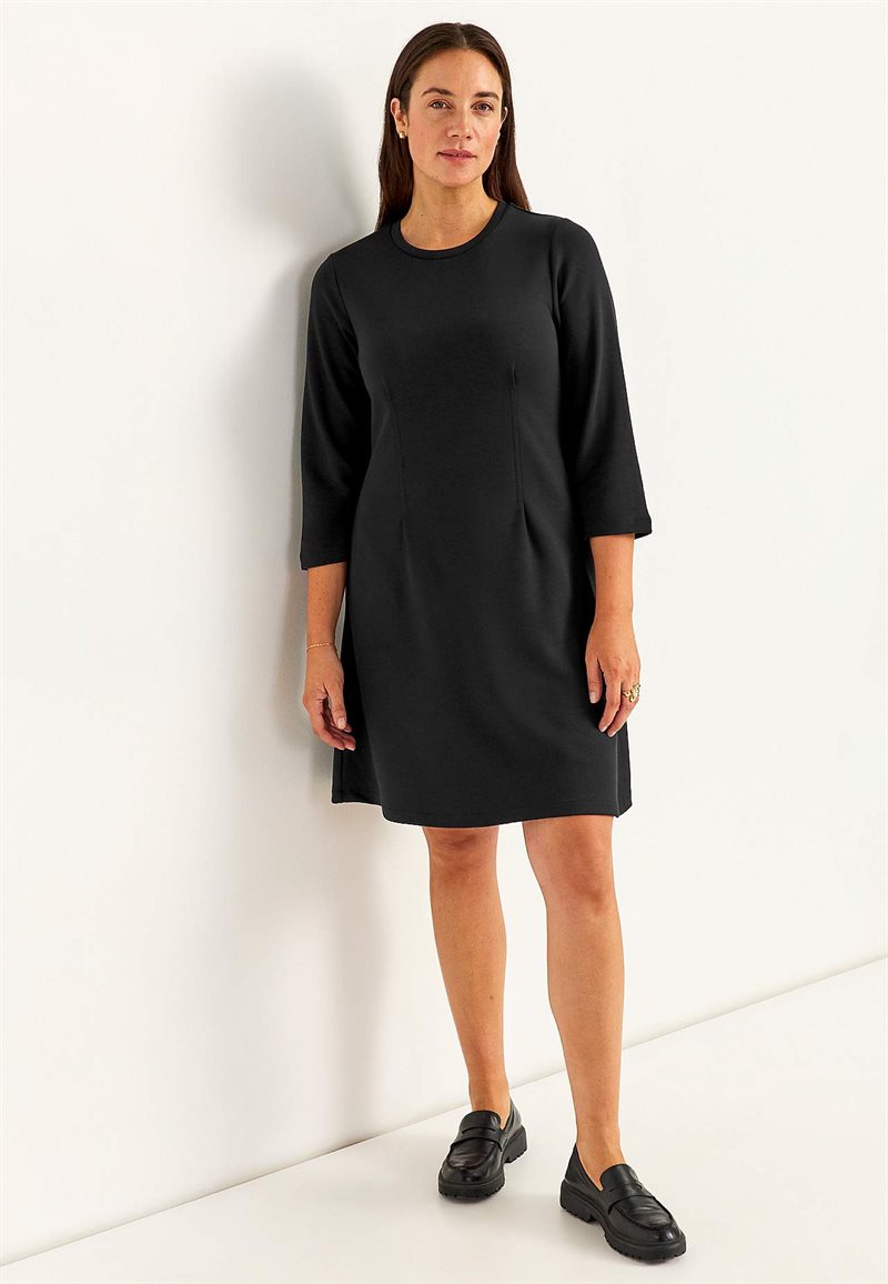 Superblød jerseykjole i modalmiks