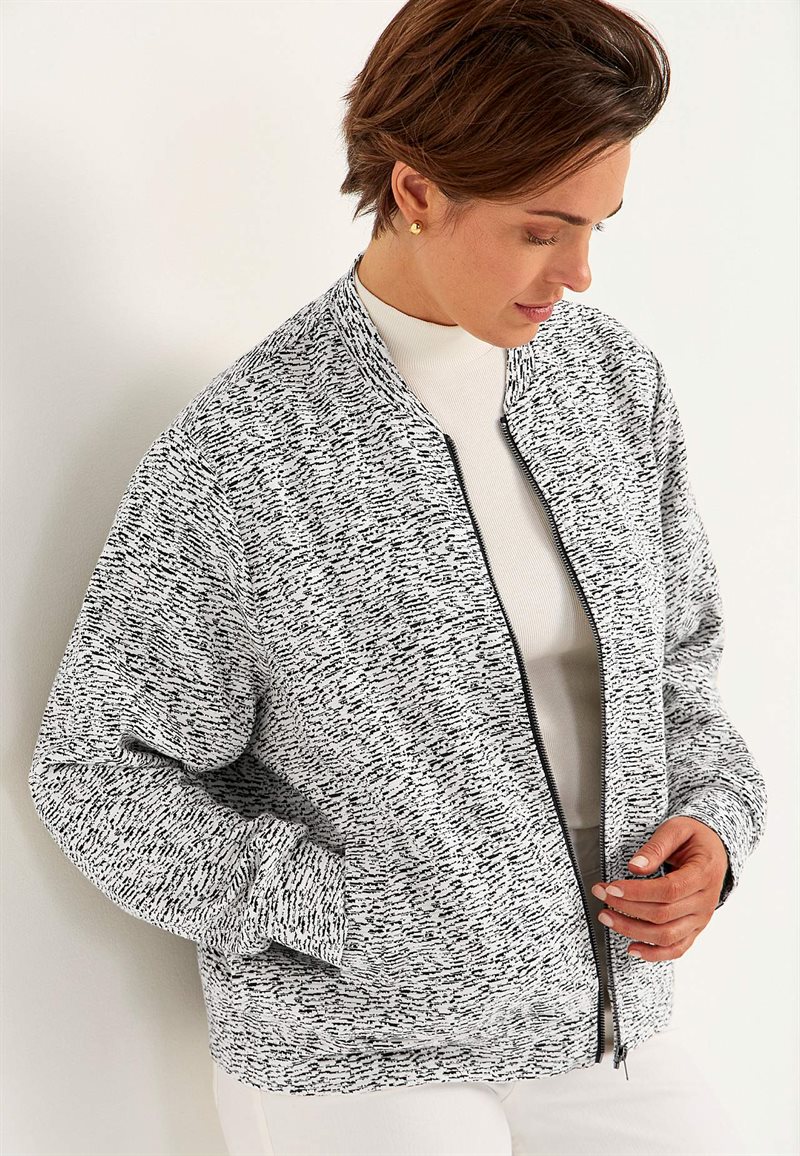 Bomberjakke i jersey