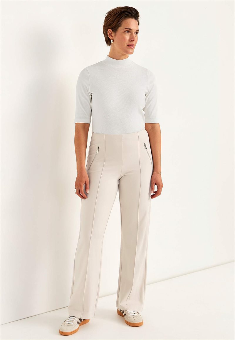 Brede bukser i Punto di Roma jersey Lisa