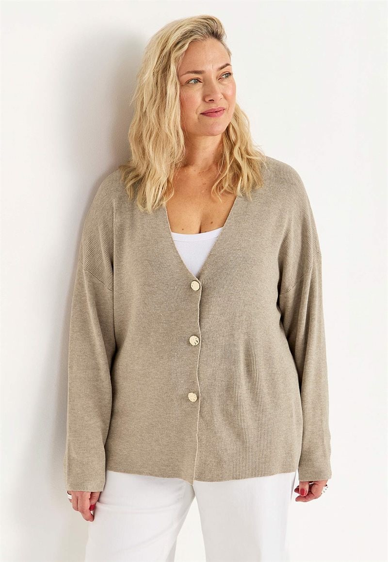Fintstrikket cardigan