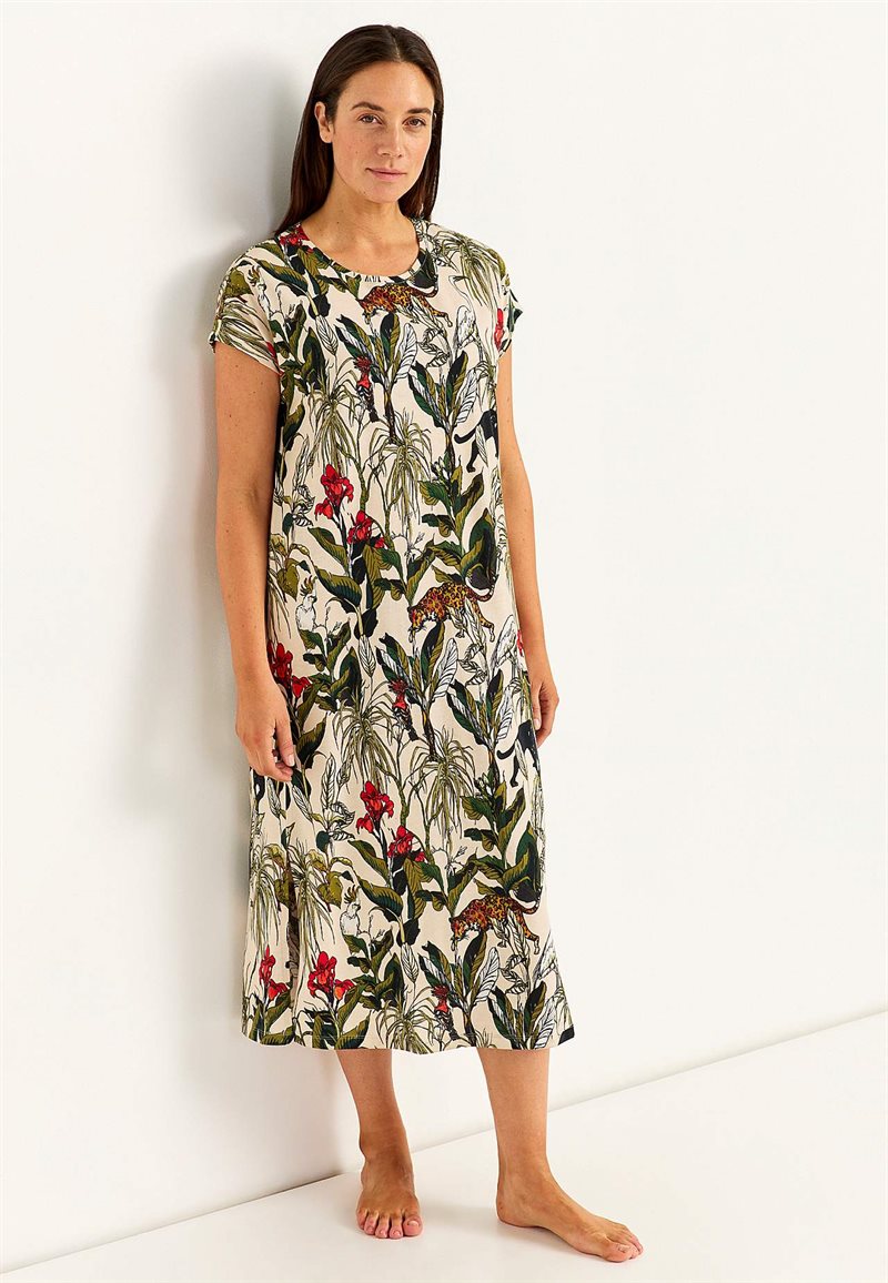 Natkjole med korte ærmer