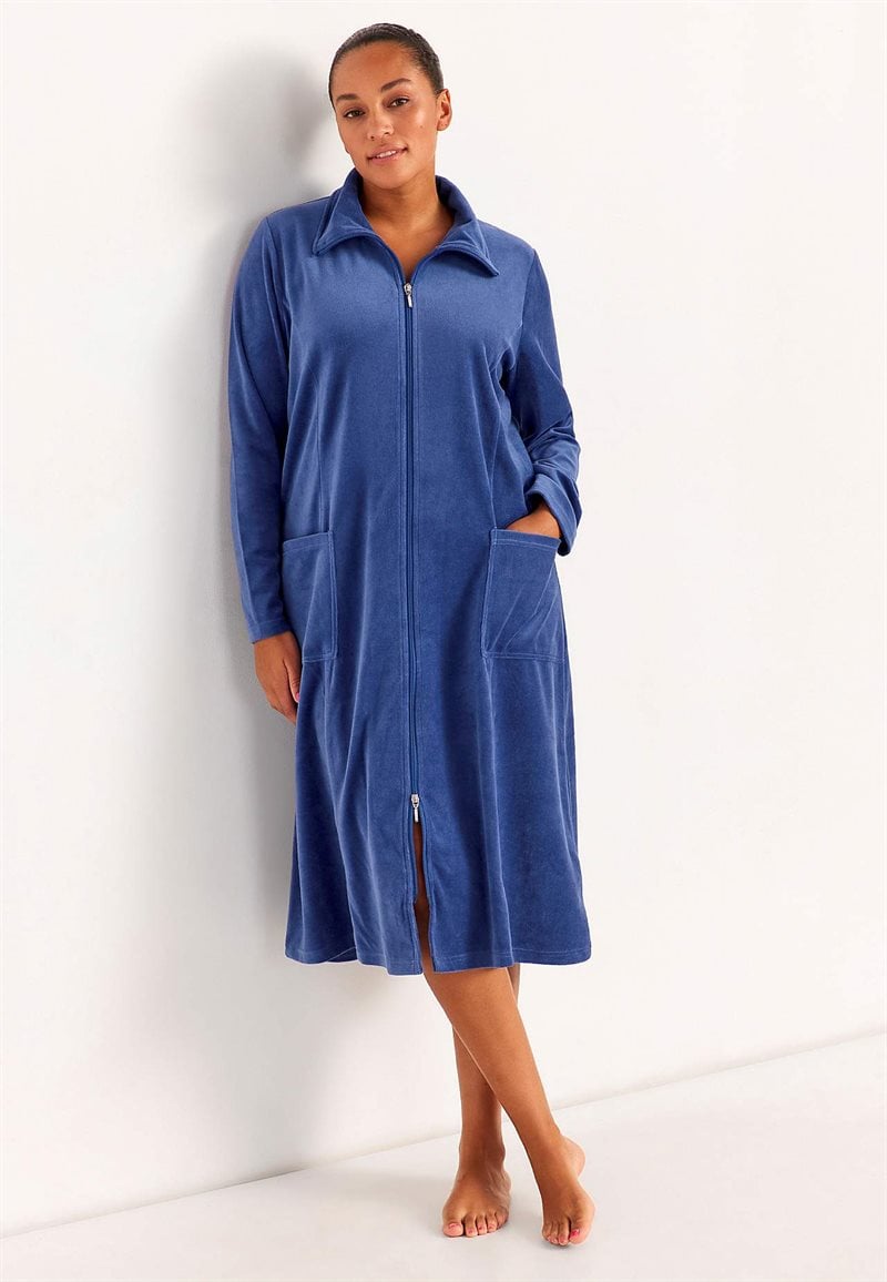 Velour morgenkåbe Wilma