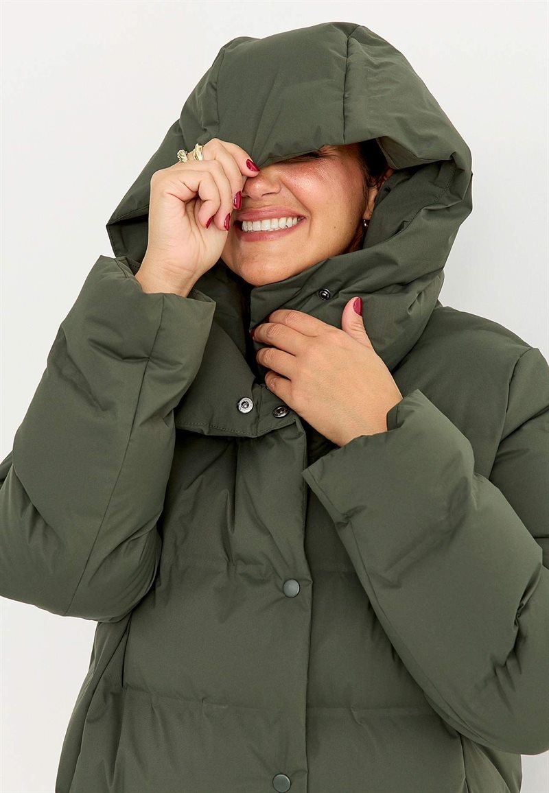 Jakke med dunfølelse