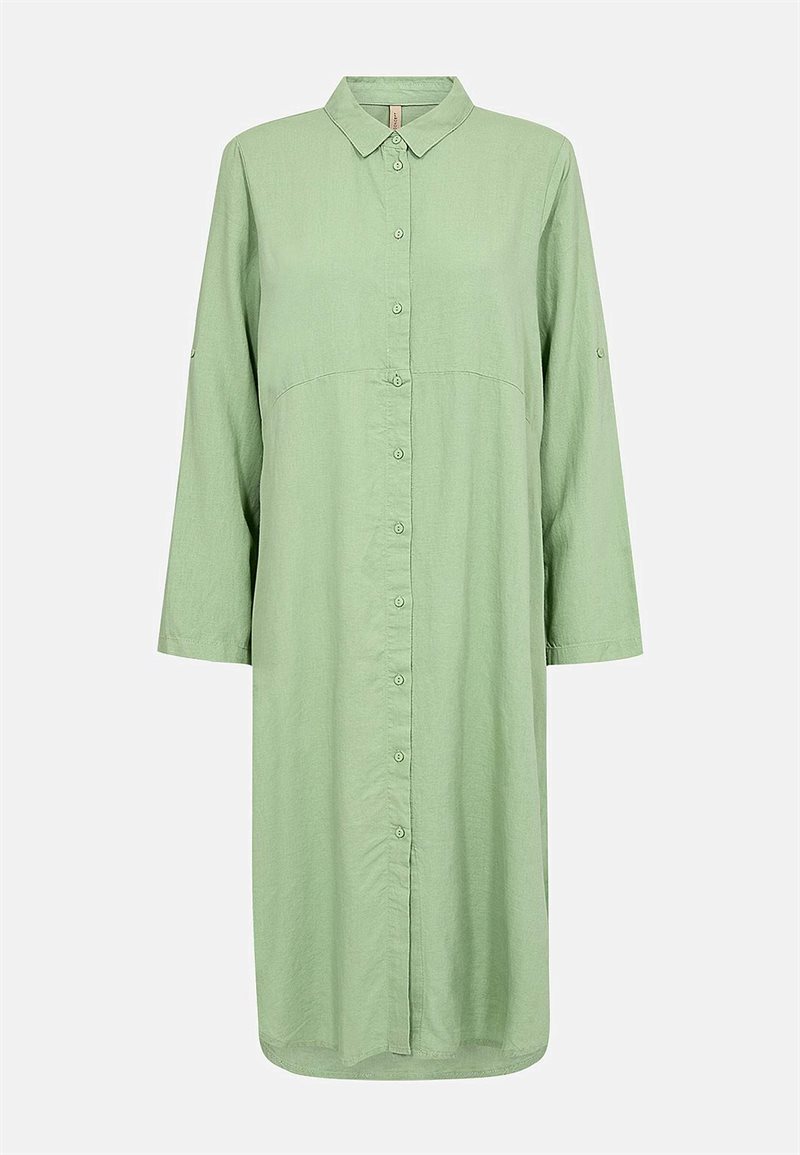 Skjortekjole i hørblanding