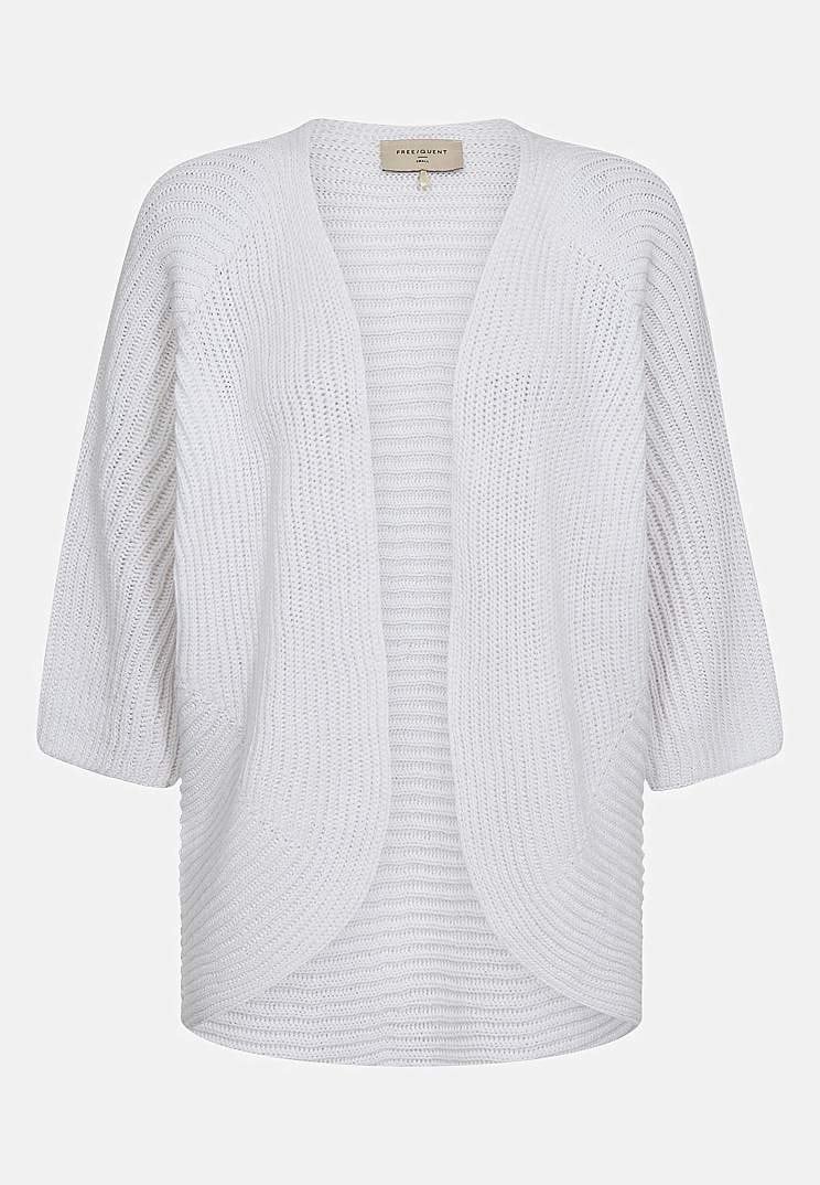 Strikket cardigan med trekvartærme