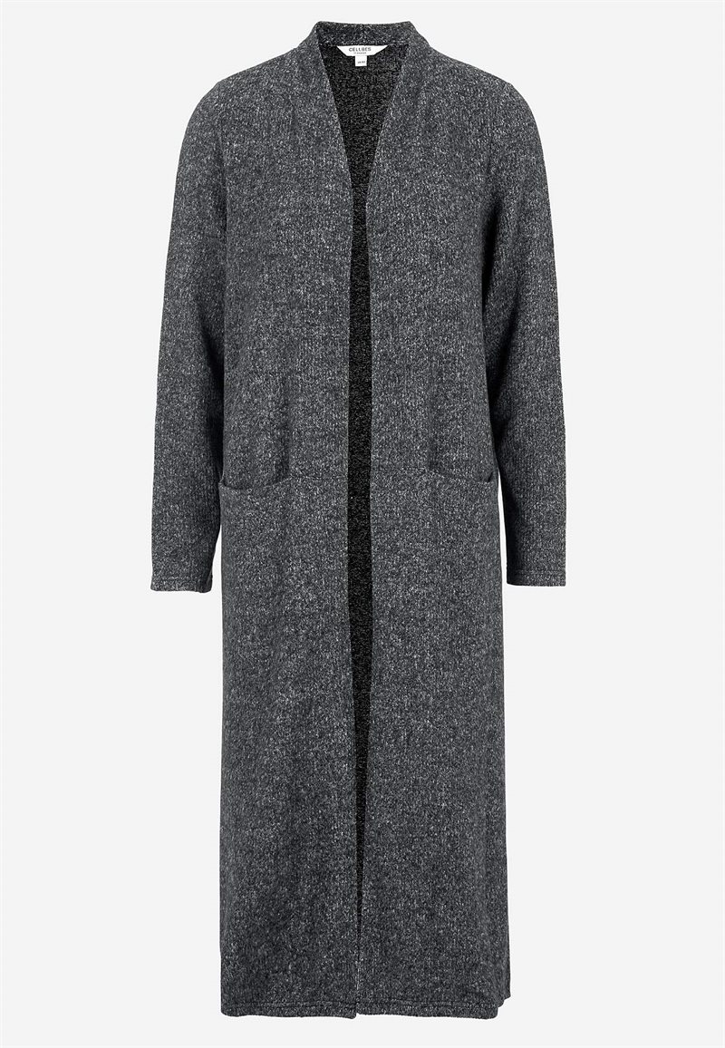 Superblød, lang cardigan med lommer Beata