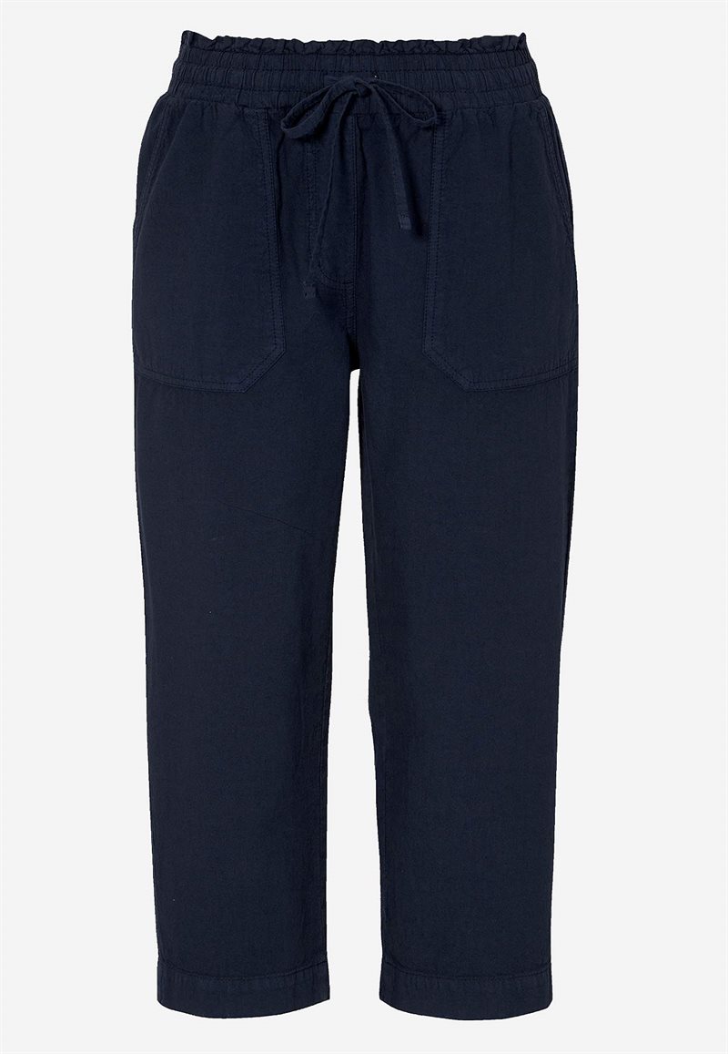 Capribukser i vasket bomuld