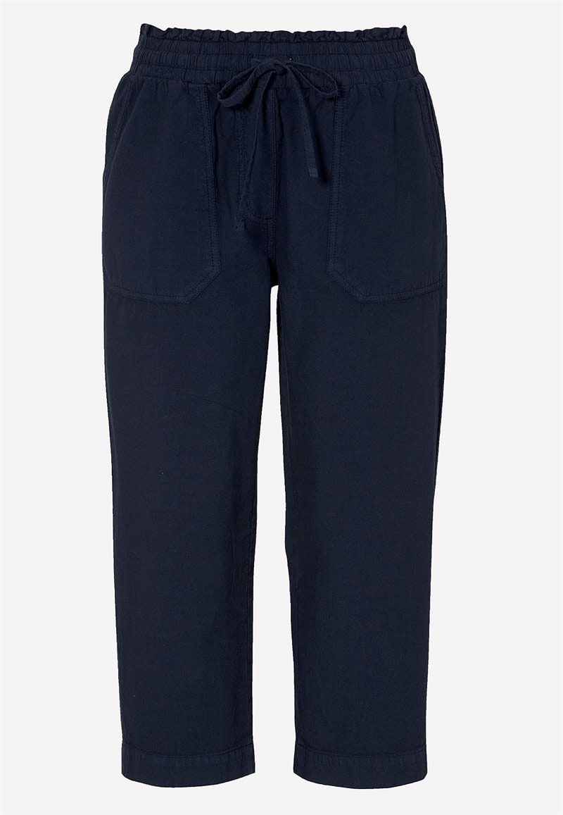 Capribukser i vasket bomuld