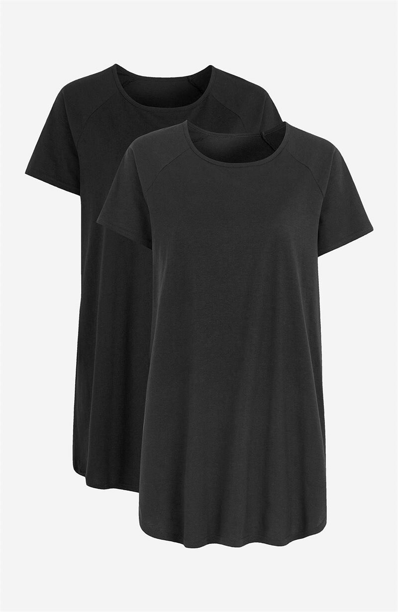 Tunika i økologisk bomuld Alex 2-pack