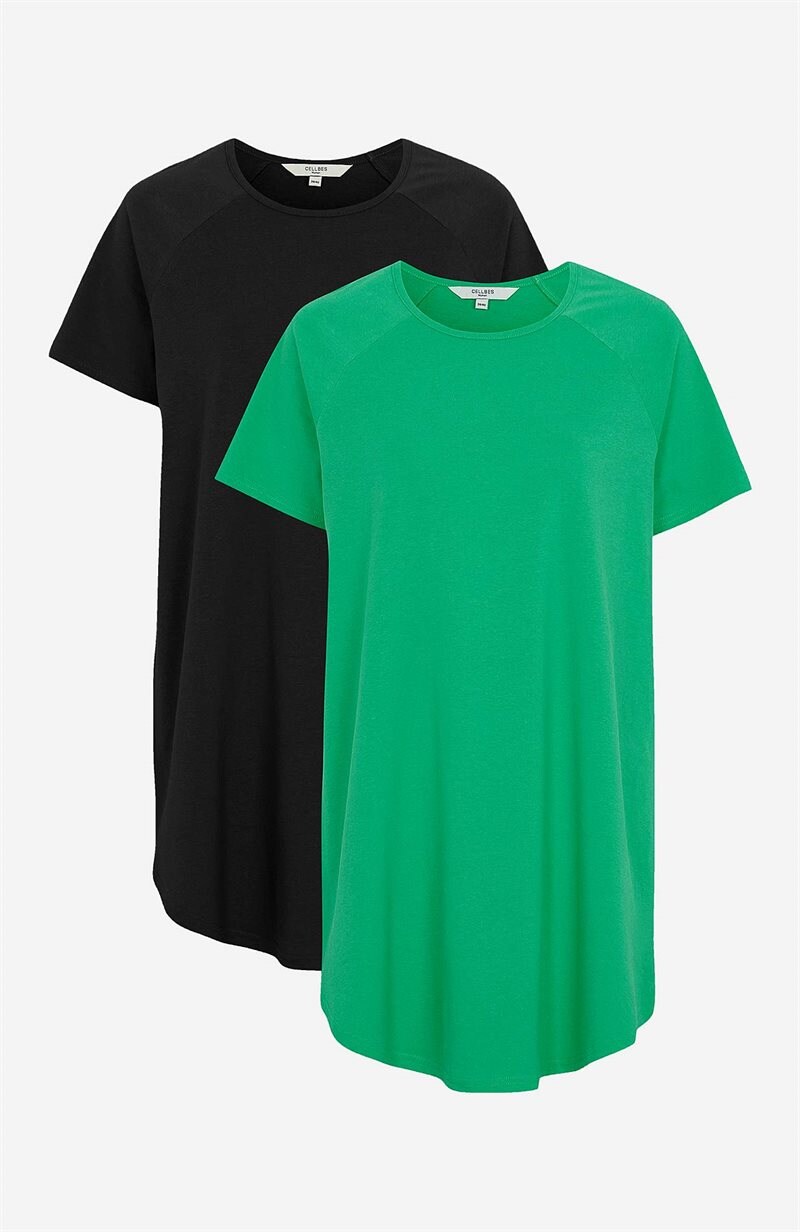 Tunika i økologisk bomuld Alex 2-pack