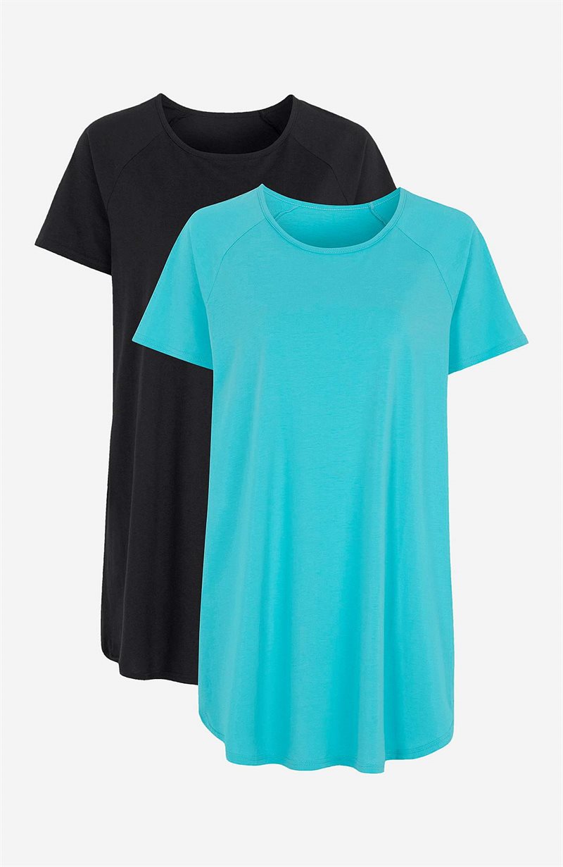 Tunika i økologisk bomuld Alex 2-pack