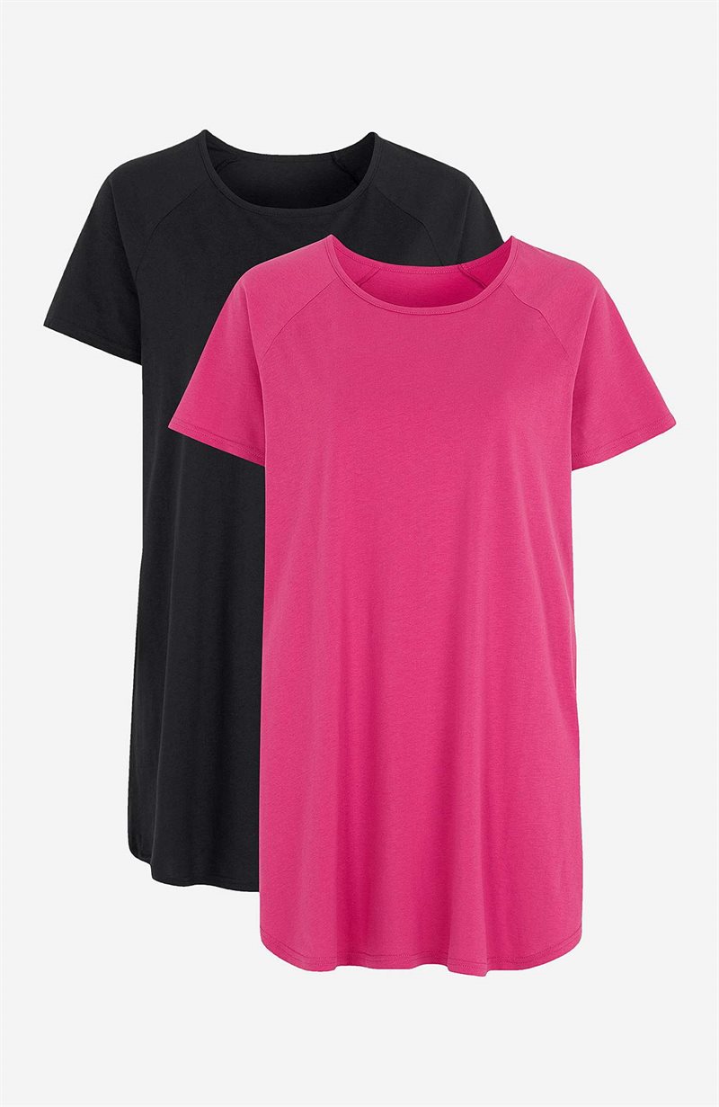 Tunika i økologisk bomuld 2-pack