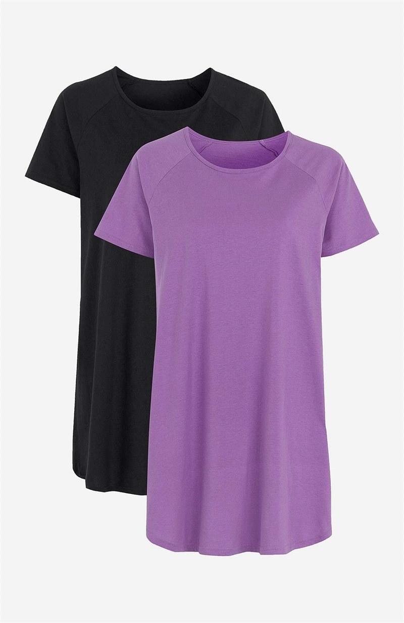 Tunika i økologisk bomuld Alex 2-pack