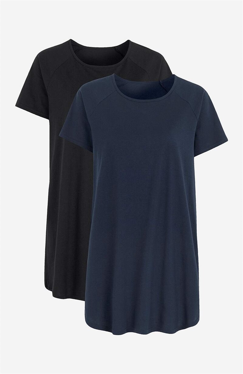 Tunika i økologisk bomuld Alex 2-pack