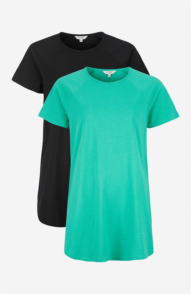 Tunika i økologisk bomuld 2-pack