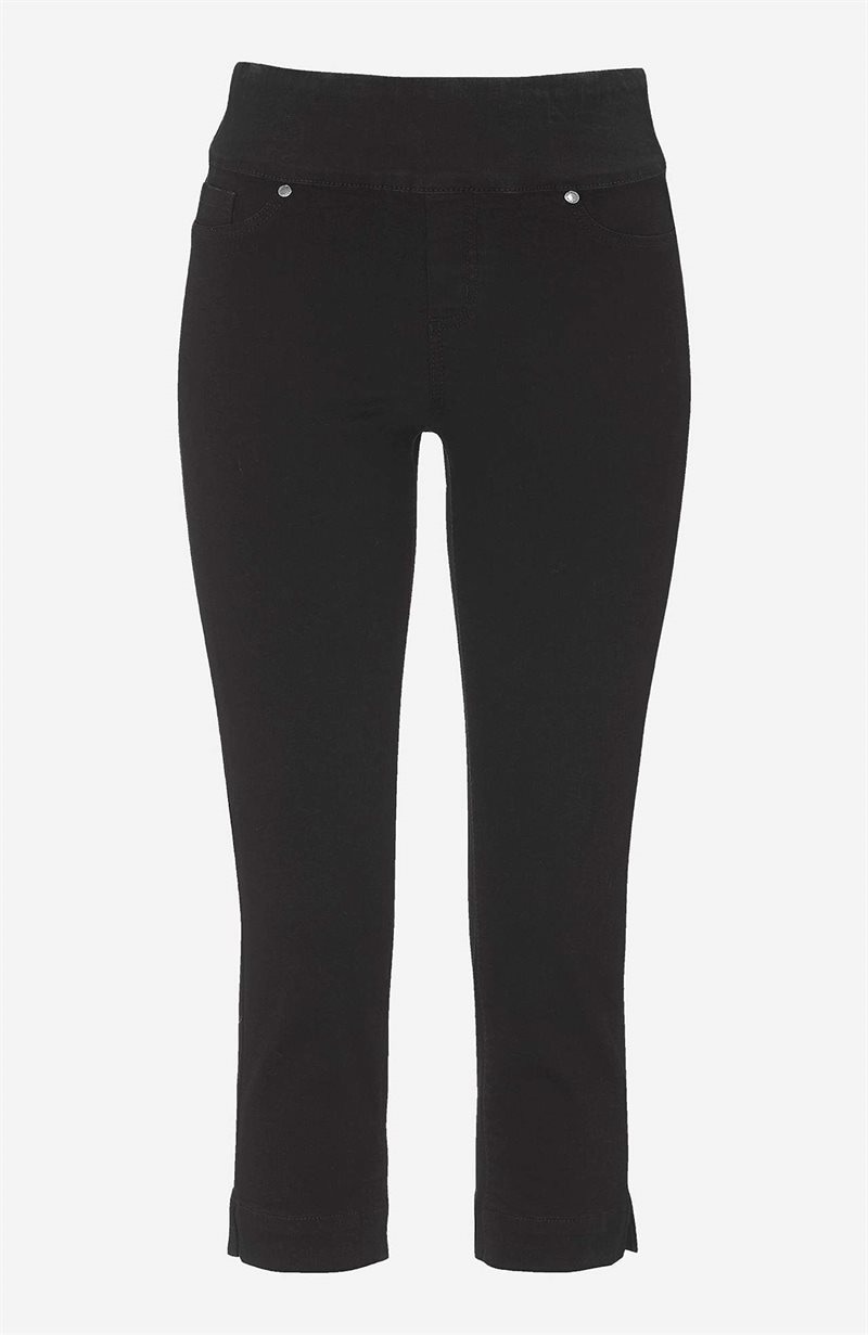 Superkomfortable caprijeggings i denim Elin