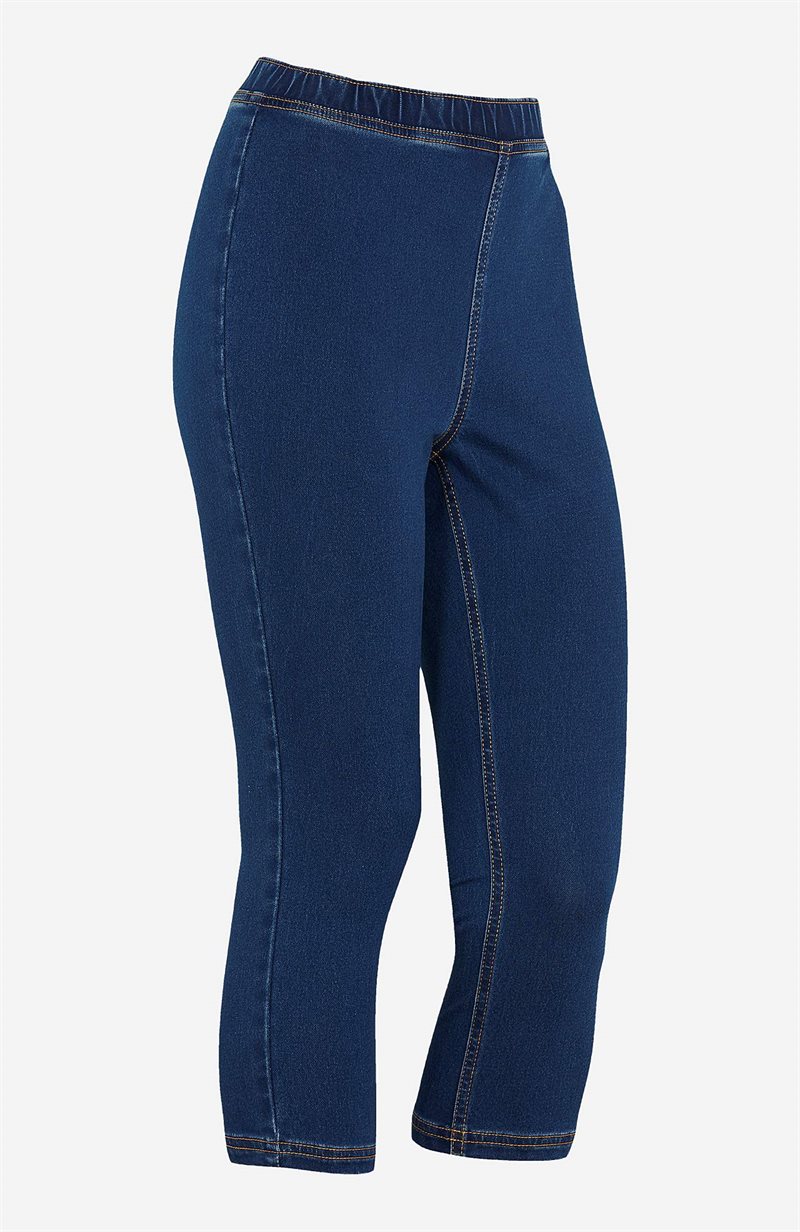Capri leggings i denim