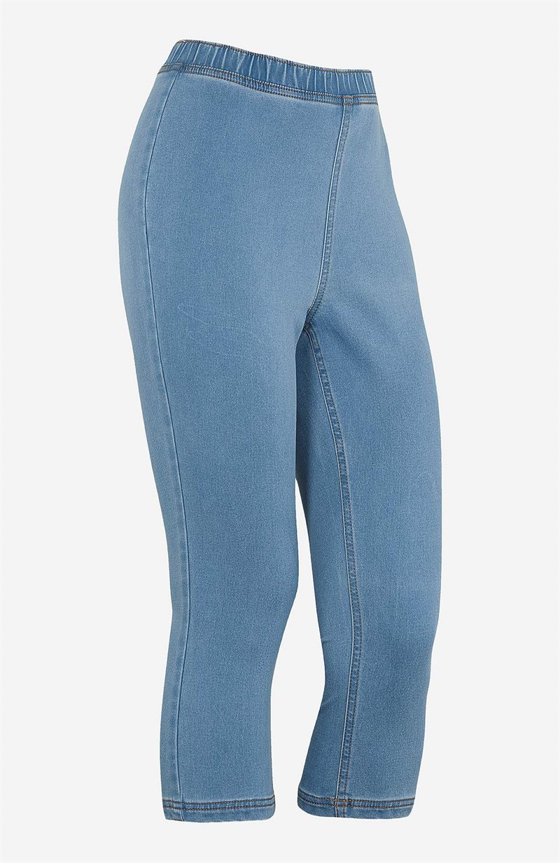 Capri leggings i denim Olga