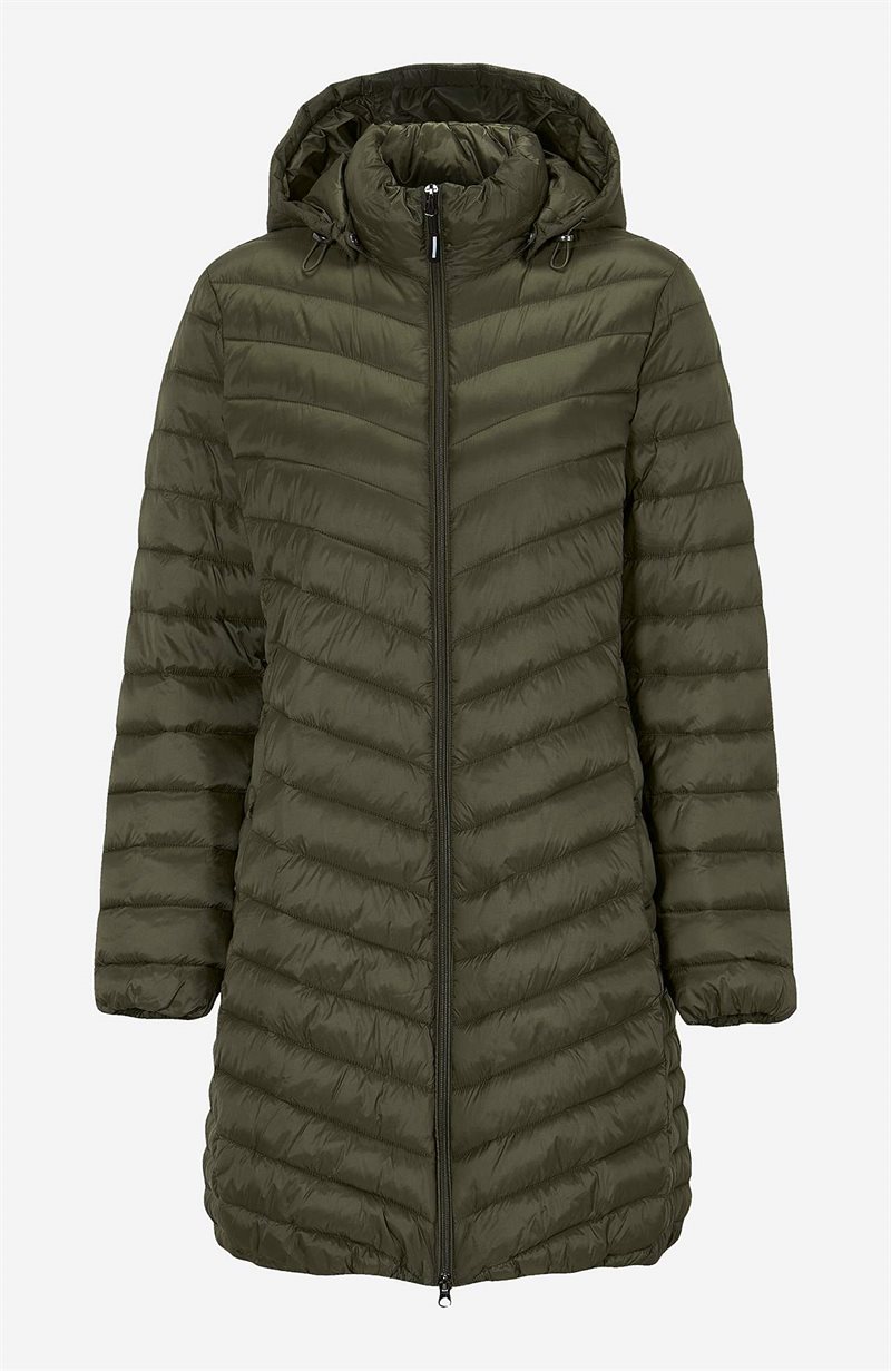 Quiltet letvægtsjakke