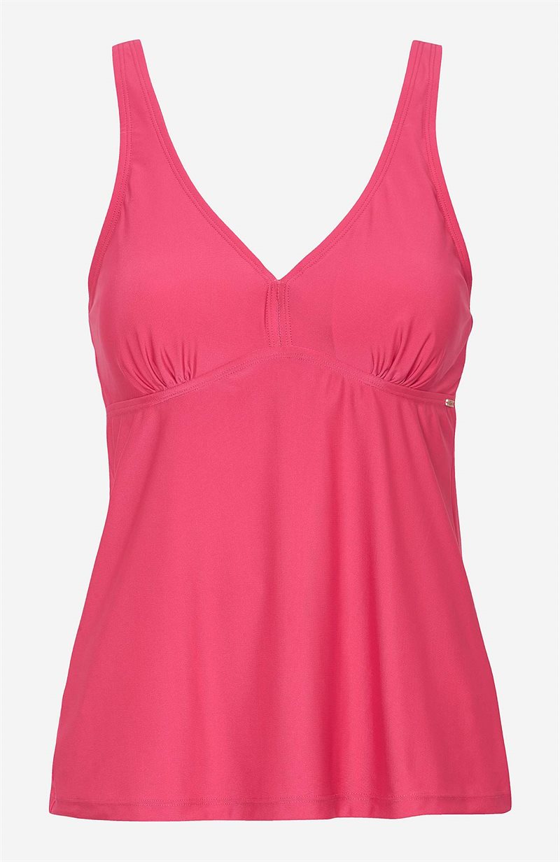 Ensfarvet tankinitop