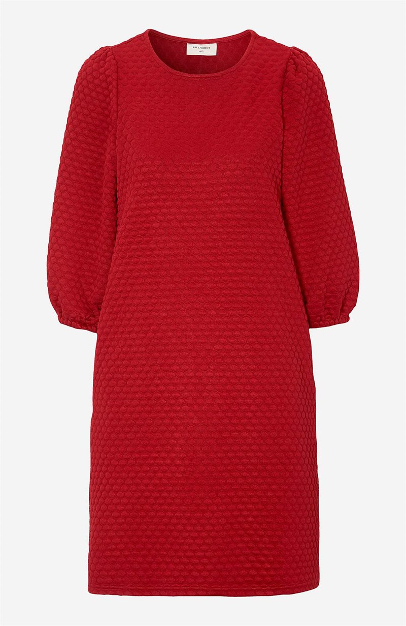 Jerseykjole med 3D-struktur