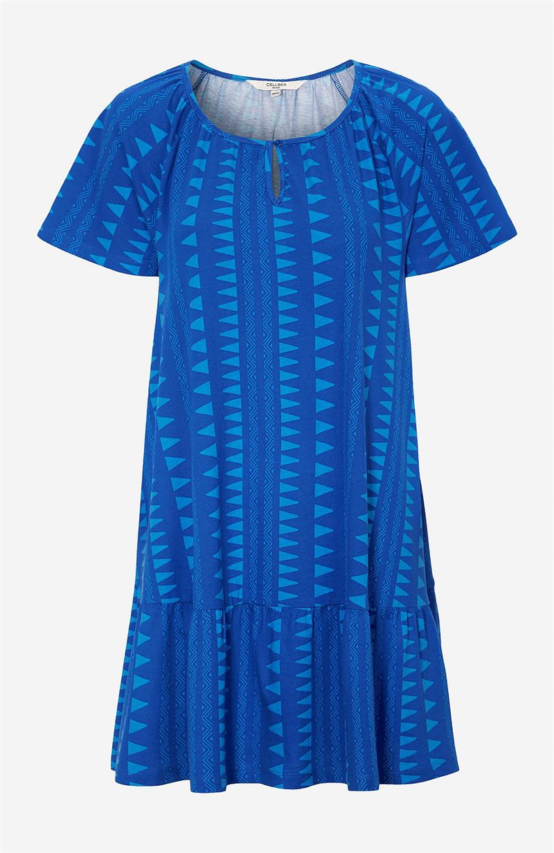 Tunika med volant nederst