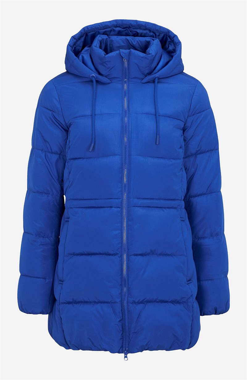 Varmt foret jakke med hætte