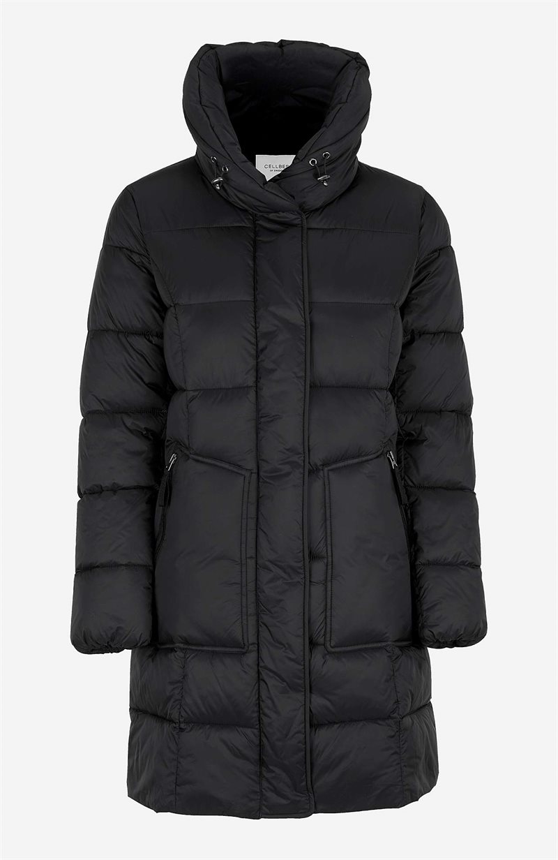 Jakke med blød dunfølelse