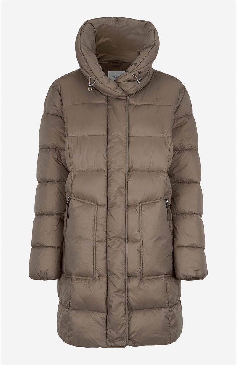 Jakke med blød dunfølelse