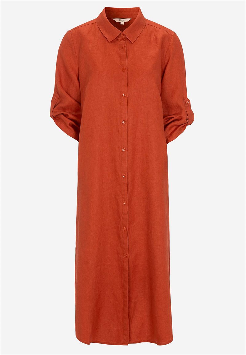 Skjortekjole Premium i hør